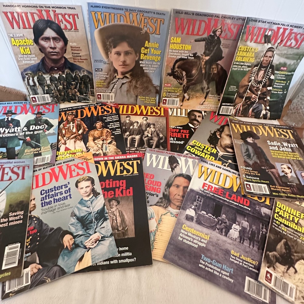 Wild West Magazine Bundle Lot 15+ Issues 2011-2015 History Frontier Americana